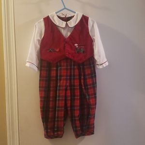Baby Toddler Boy Christmas Holiday Outfit